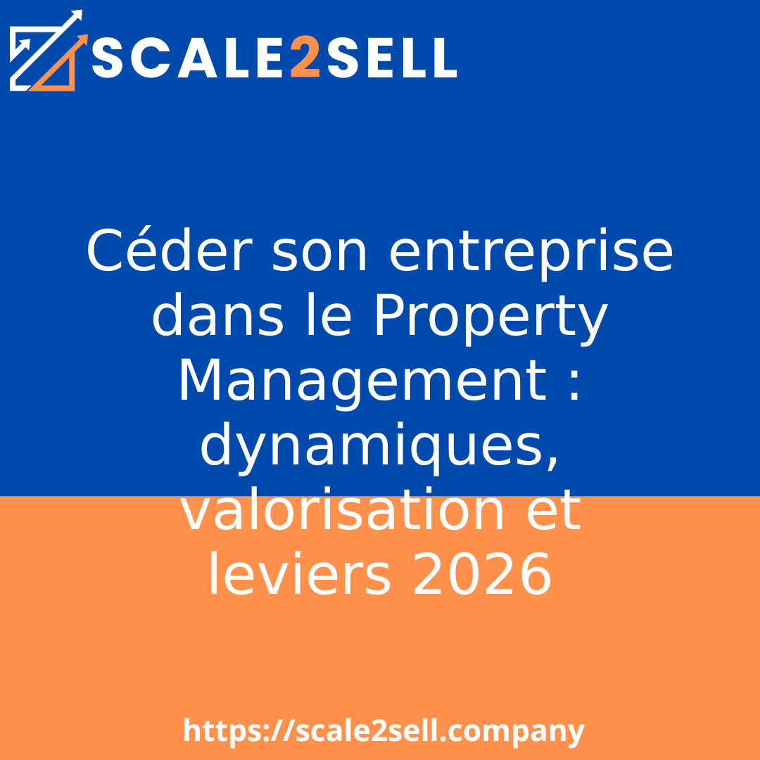 Céder son entreprise dans le Property Management : dynamiques, valorisation et leviers 2026 episode artwork