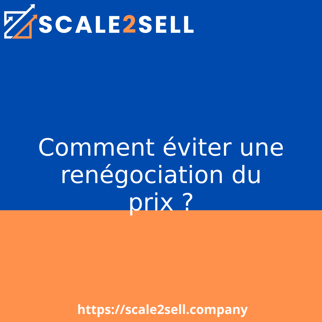 Comment éviter une renégociation du prix ? episode artwork