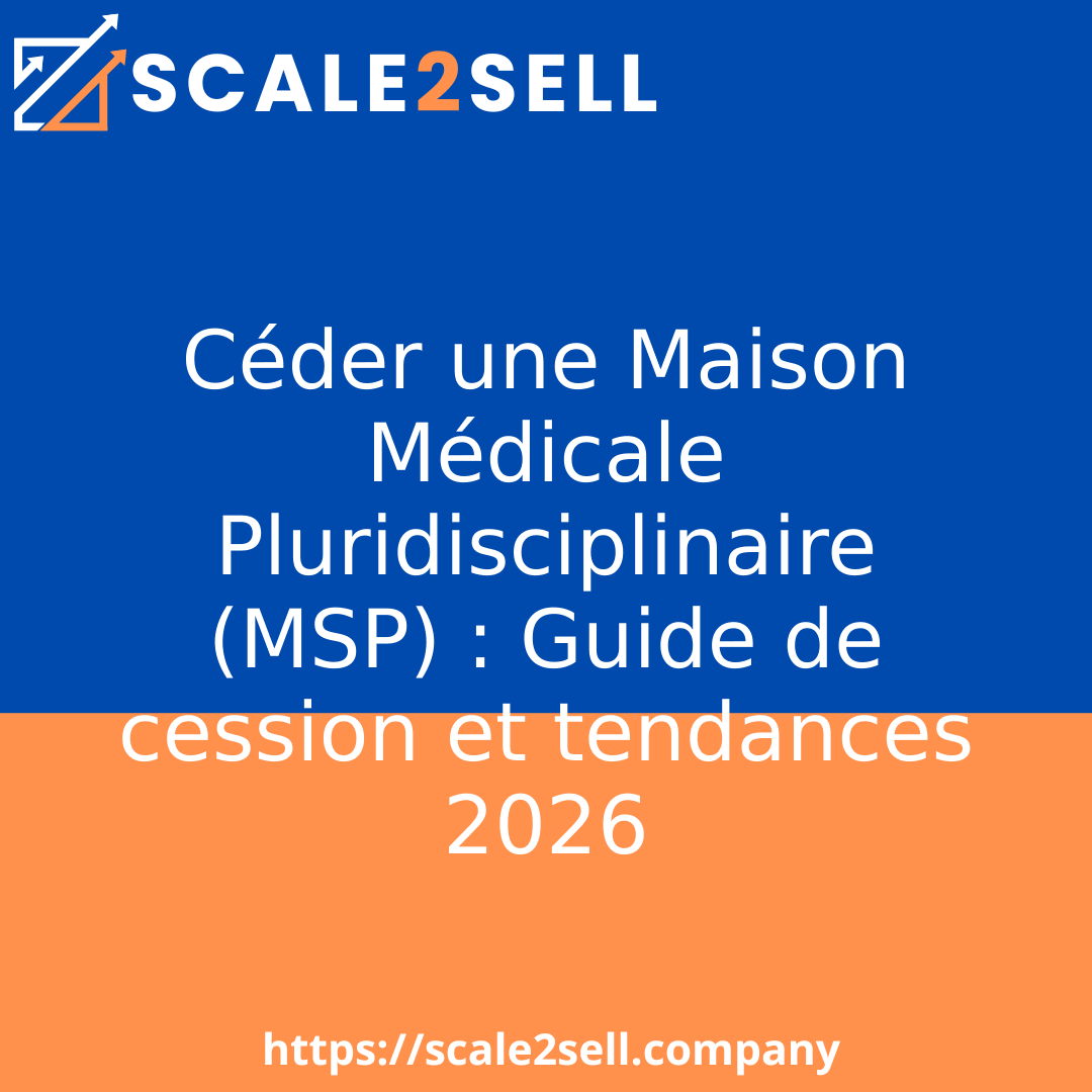 Céder une Maison Médicale Pluridisciplinaire (MSP) : Guide de cession et tendances 2026 episode artwork