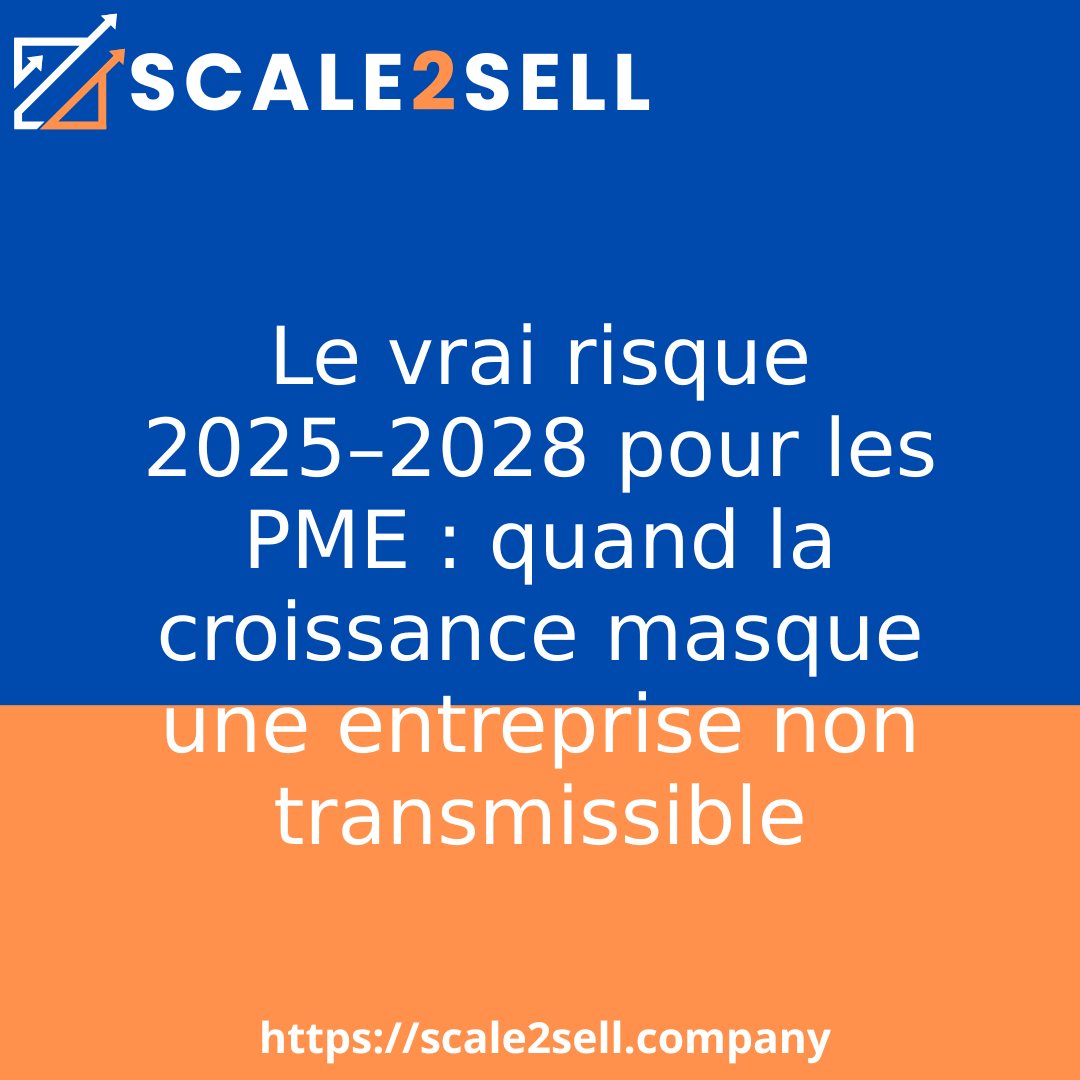 Le vrai risque 2025–2028 pour les PME : quand la croissance masque une entreprise non transmissible episode artwork