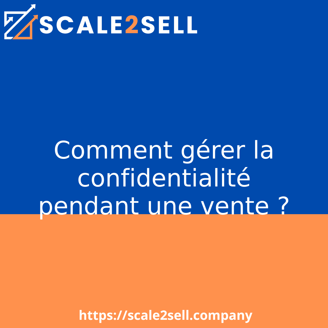 Comment gérer la confidentialité pendant une vente ? episode artwork