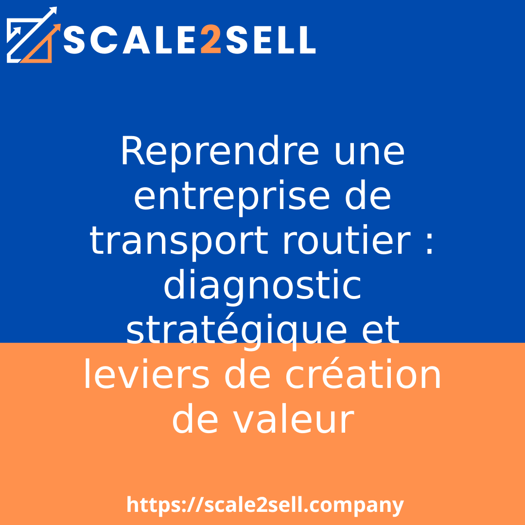 Reprendre une entreprise de transport routier : diagnostic stratégique et leviers de création de valeur episode artwork