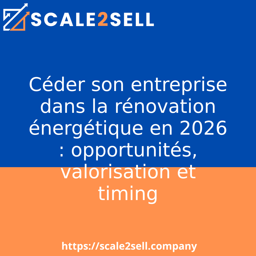 Céder son entreprise dans la rénovation énergétique en 2026 : opportunités, valorisation et timing episode artwork