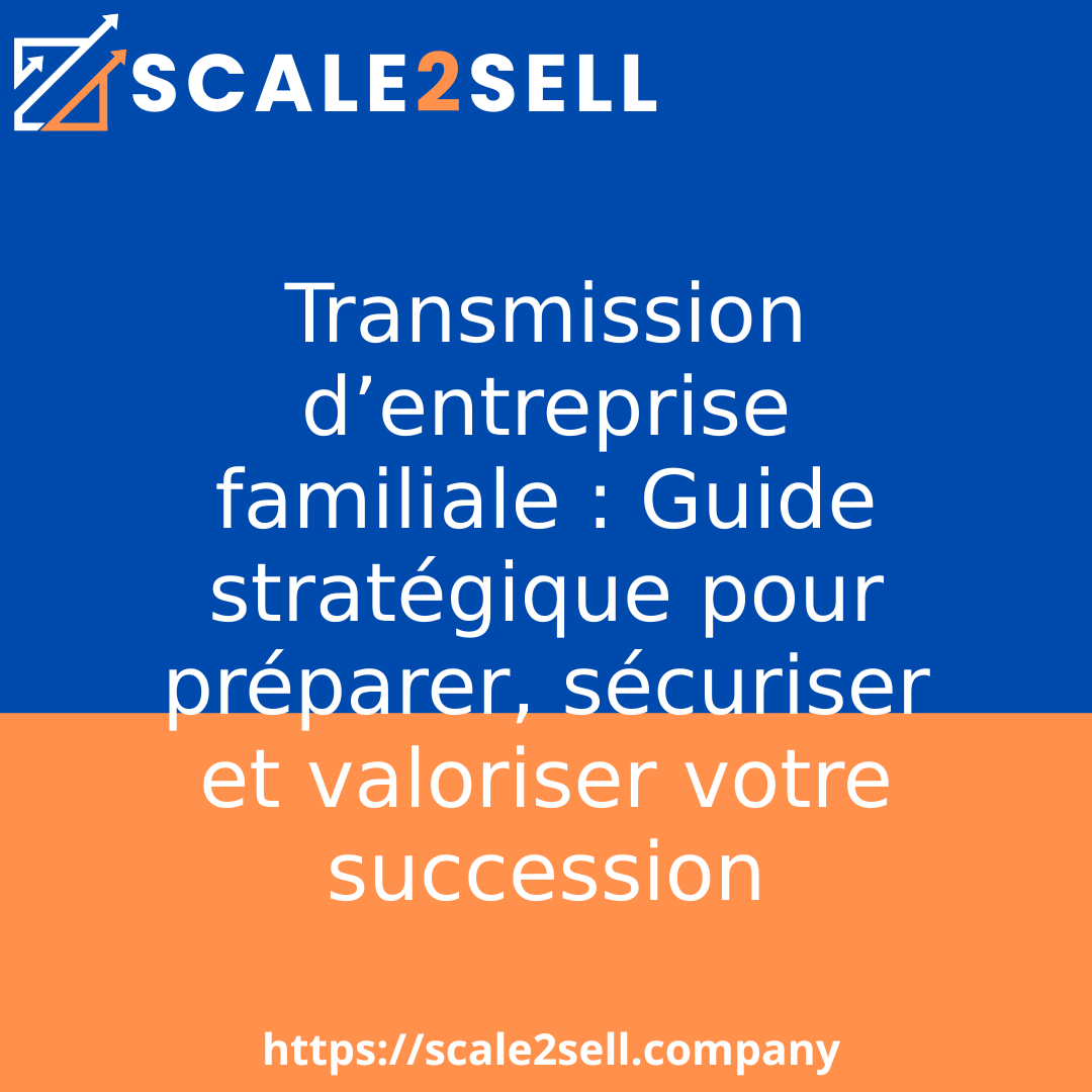 Transmission d’entreprise familiale : Guide stratégique pour préparer, sécuriser et valoriser votre succession episode artwork