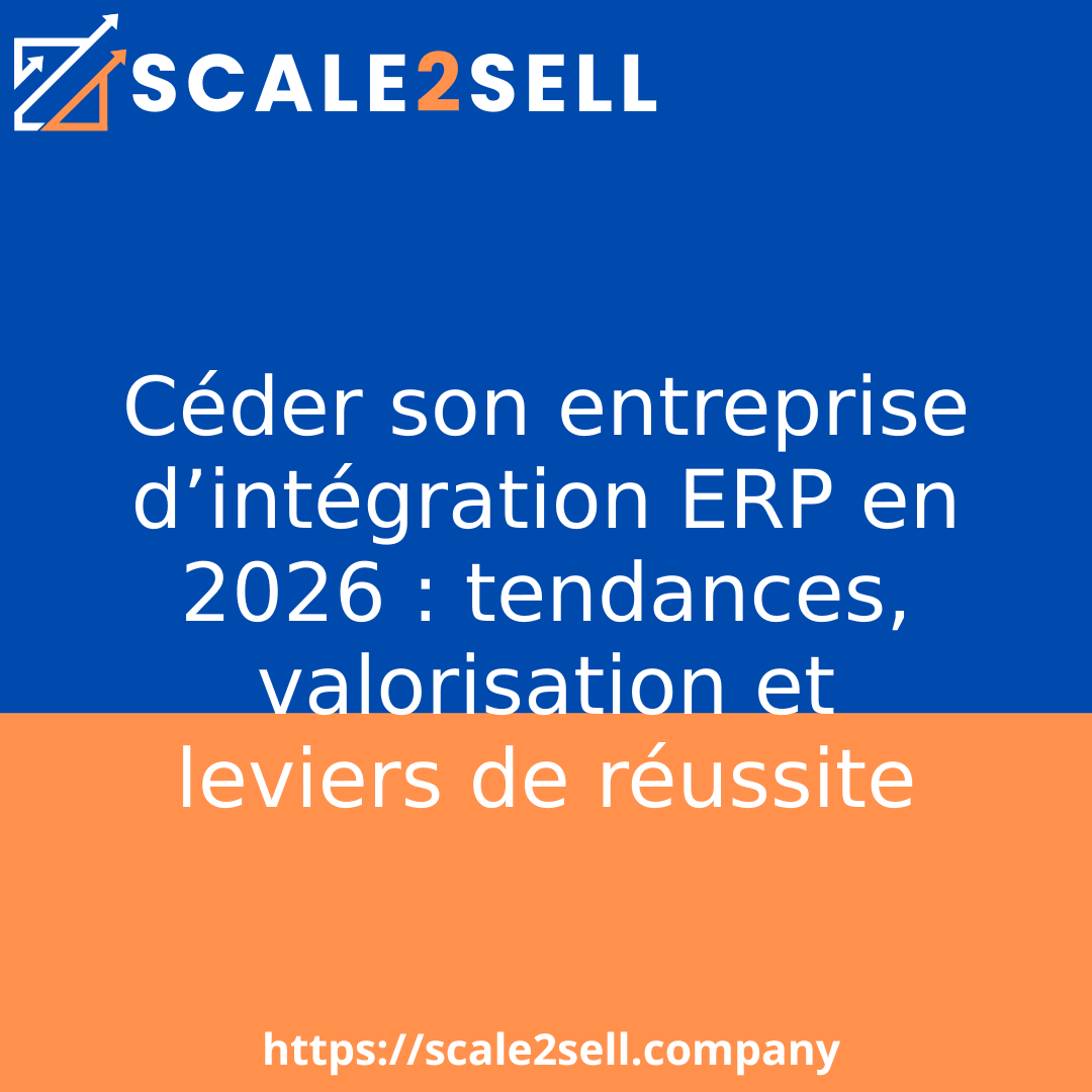 Céder son entreprise d’intégration ERP en 2026 : tendances, valorisation et leviers de réussite episode artwork