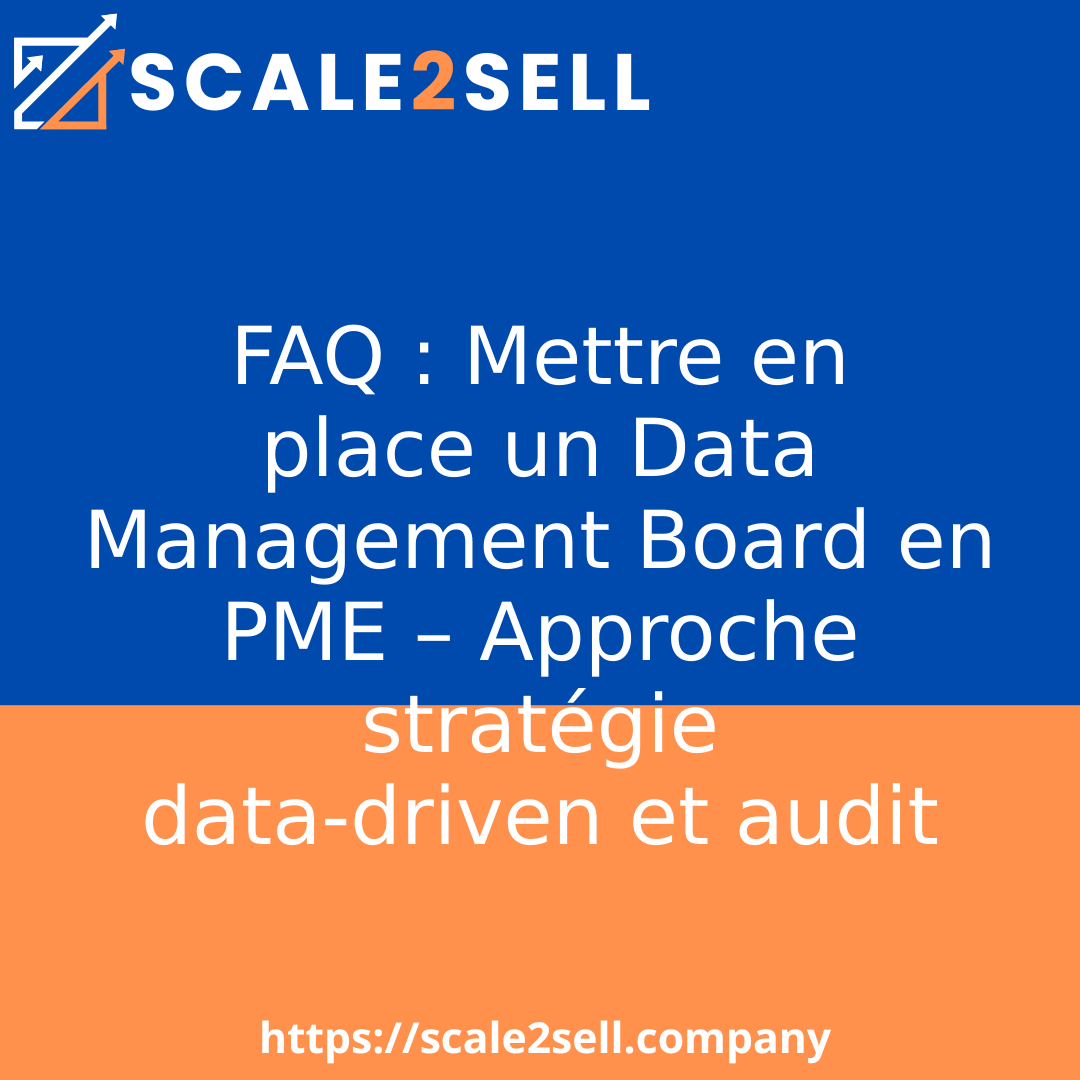 FAQ : Mettre en place un Data Management Board en PME – Approche stratégie data-driven et audit episode artwork