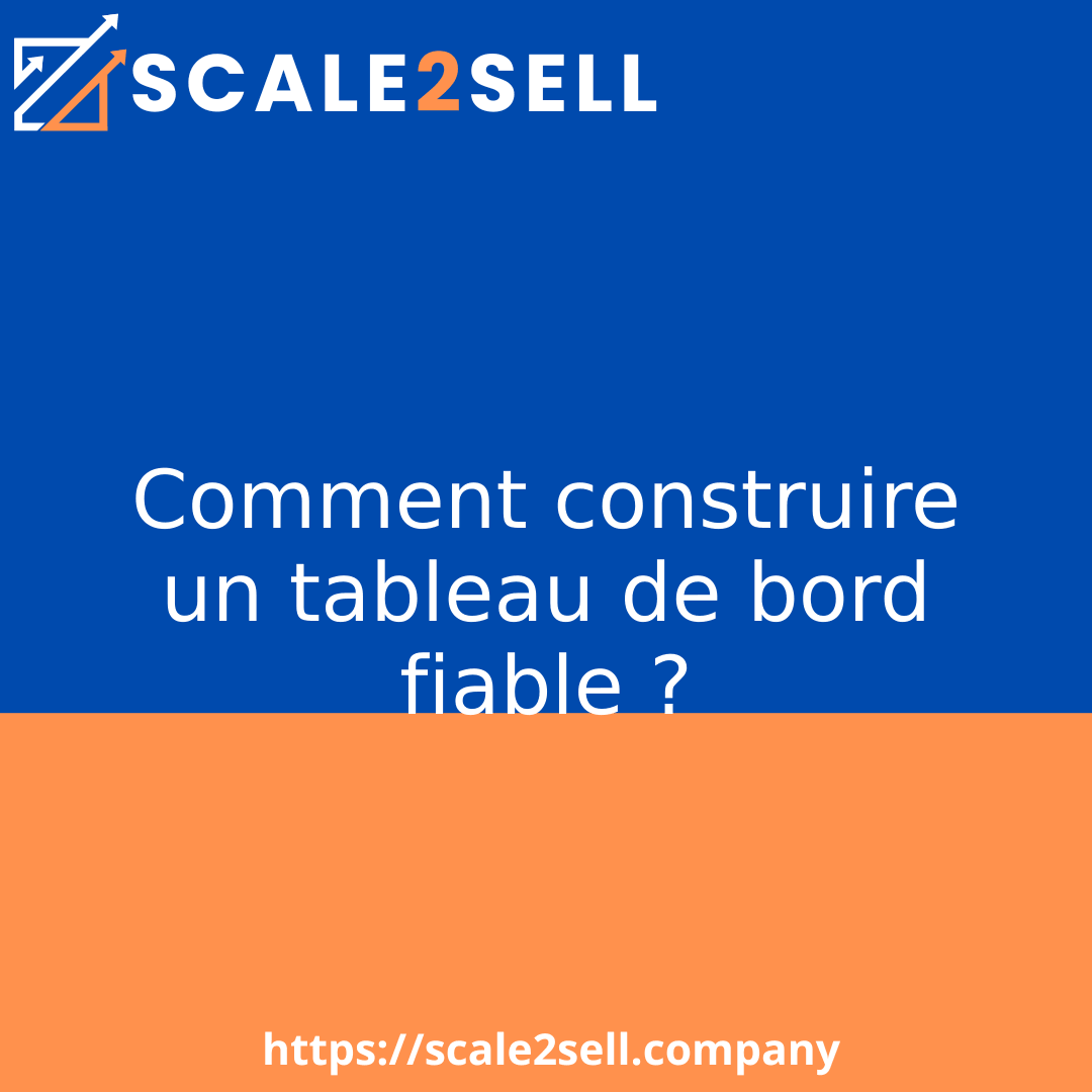Comment construire un tableau de bord fiable ? episode artwork