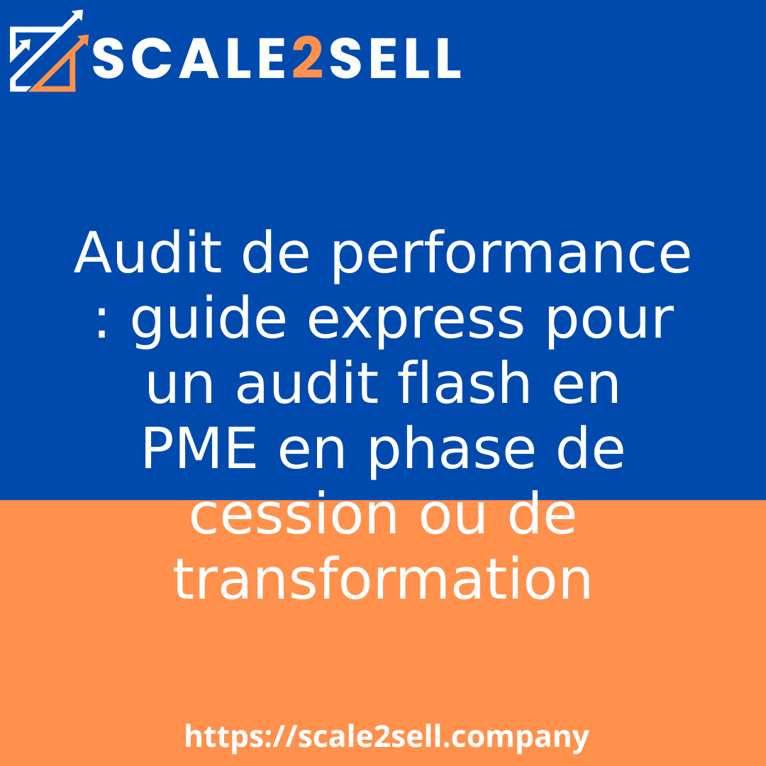 Audit de performance : guide express pour un audit flash en PME en phase de cession ou de transformation episode artwork