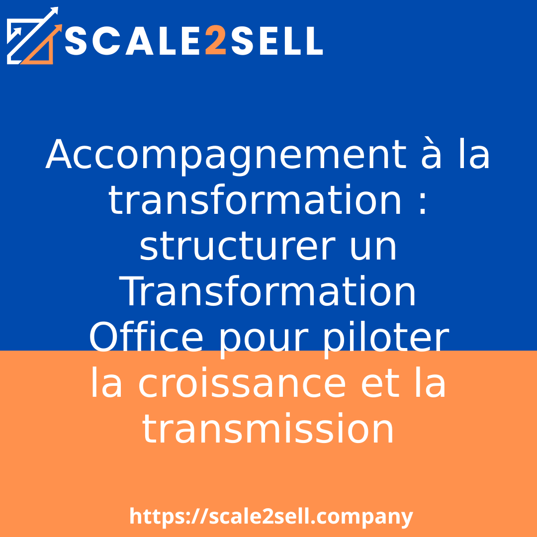 Accompagnement à la transformation : structurer un Transformation Office pour piloter la croissance et la transmission episode artwork