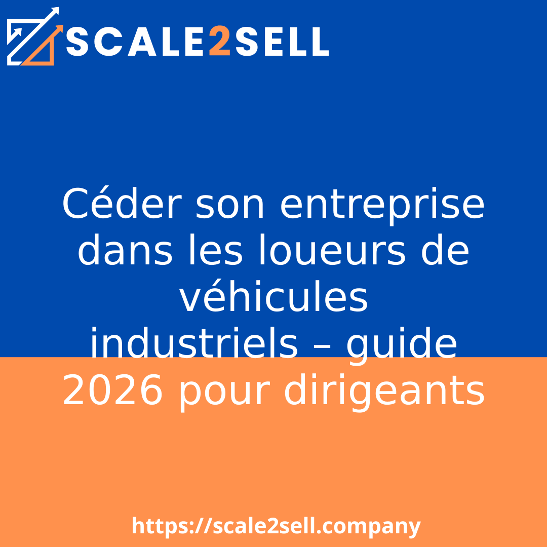 Céder son entreprise dans les loueurs de véhicules industriels – guide 2026 pour dirigeants episode artwork