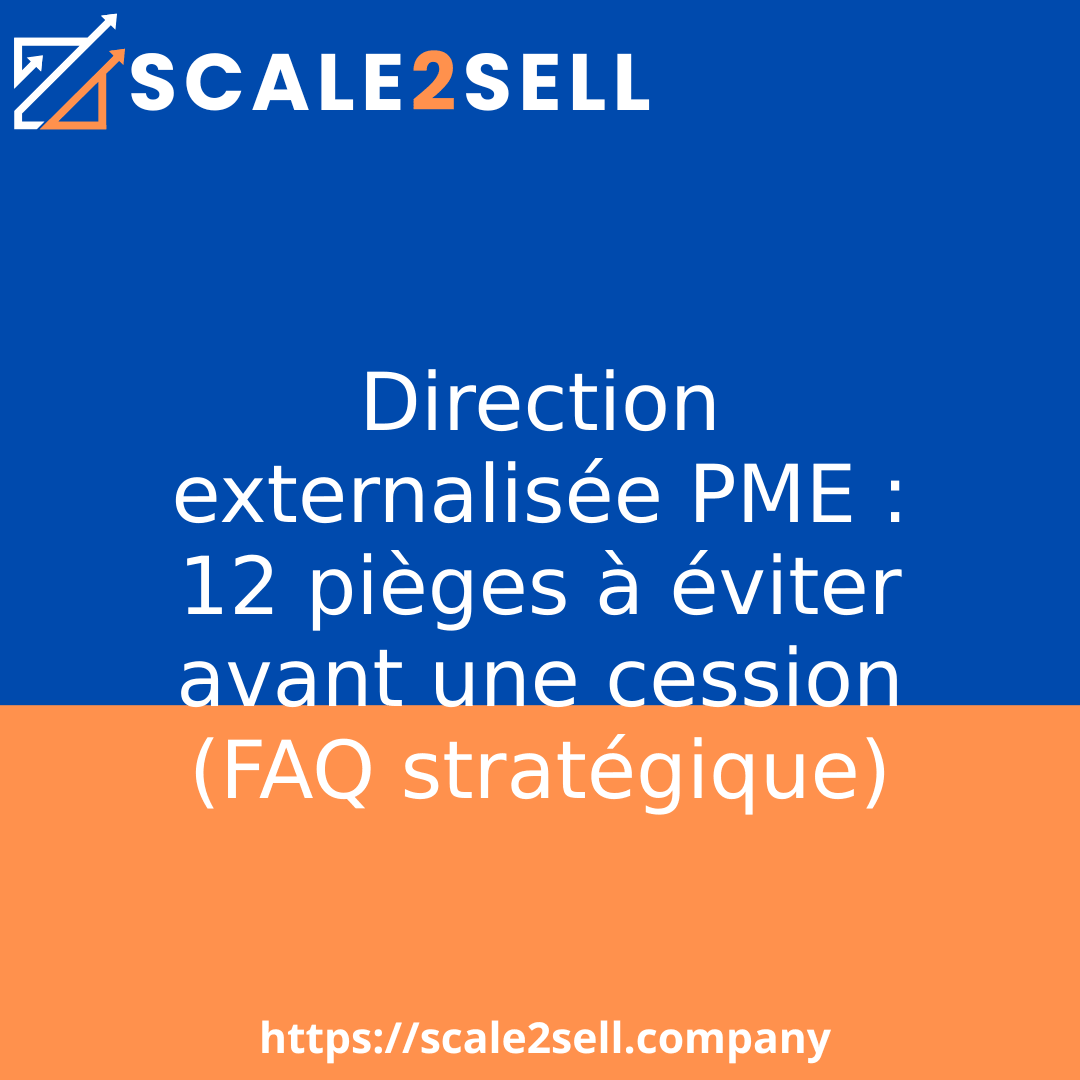 Direction externalisée PME : 12 pièges à éviter avant une cession (FAQ stratégique) episode artwork