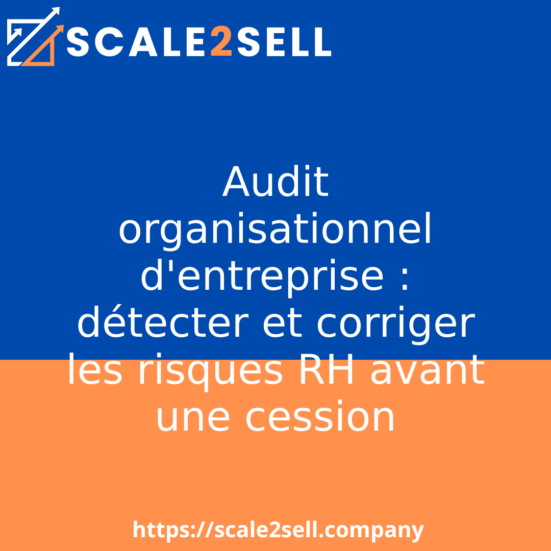 Audit organisationnel d'entreprise : détecter et corriger les risques RH avant une cession episode artwork