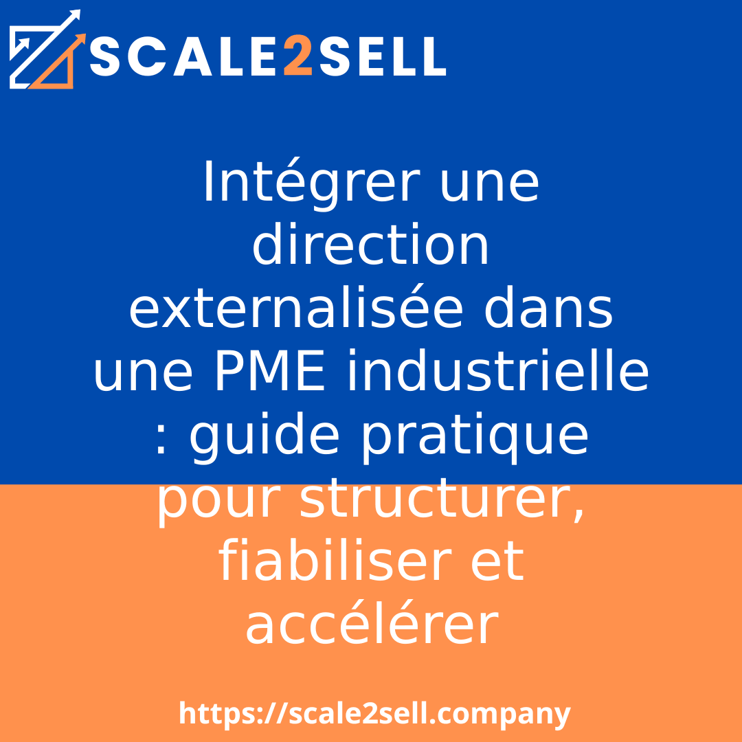 Intégrer une direction externalisée dans une PME industrielle : guide pratique pour structurer, fiabiliser et accélérer episode artwork