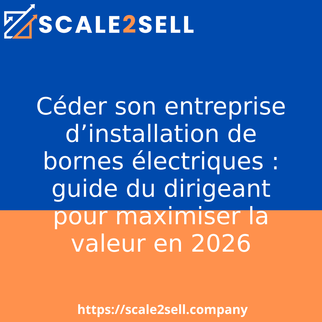 Céder son entreprise d’installation de bornes électriques : guide du dirigeant pour maximiser la valeur en 2026 episode artwork