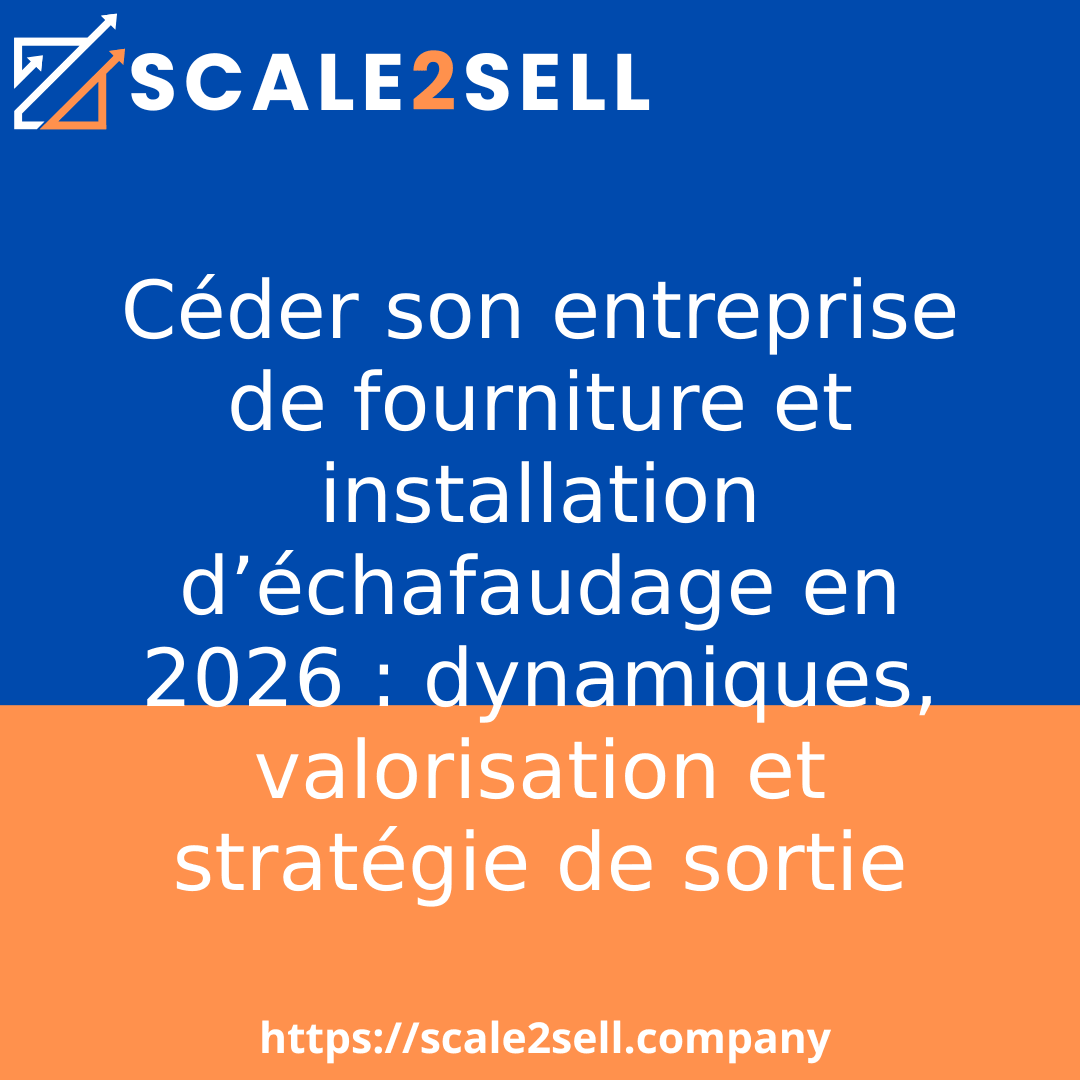 Céder son entreprise de fourniture et installation d’échafaudage en 2026 : dynamiques, valorisation et stratégie de sortie episode artwork