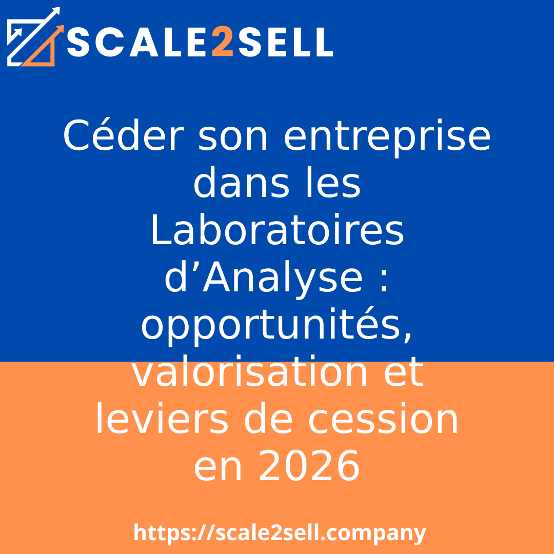 Céder son entreprise dans les Laboratoires d’Analyse : opportunités, valorisation et leviers de cession en 2026 episode artwork