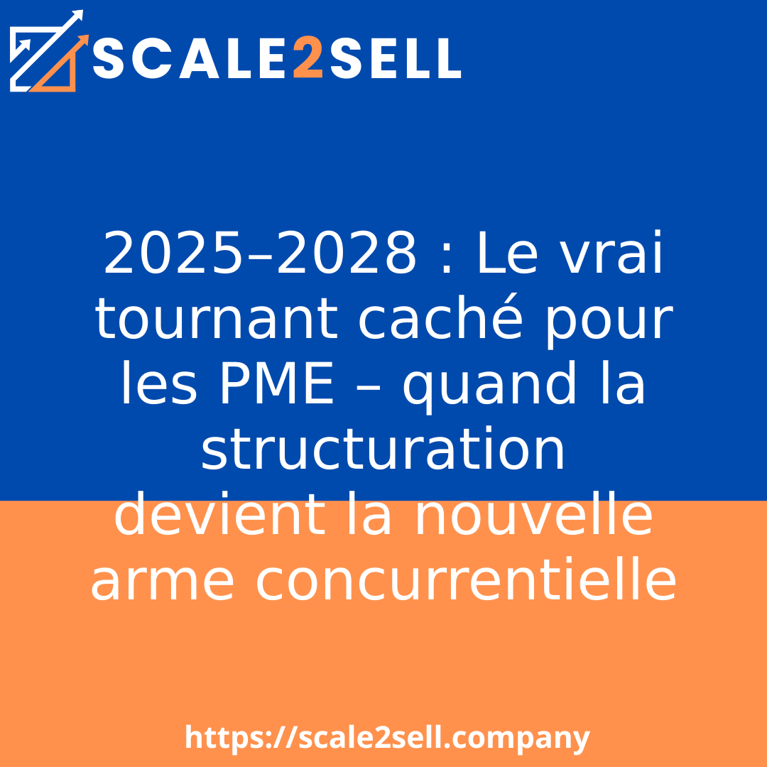2025–2028 : Le vrai tournant caché pour les PME – quand la structuration devient la nouvelle arme concurrentielle episode artwork