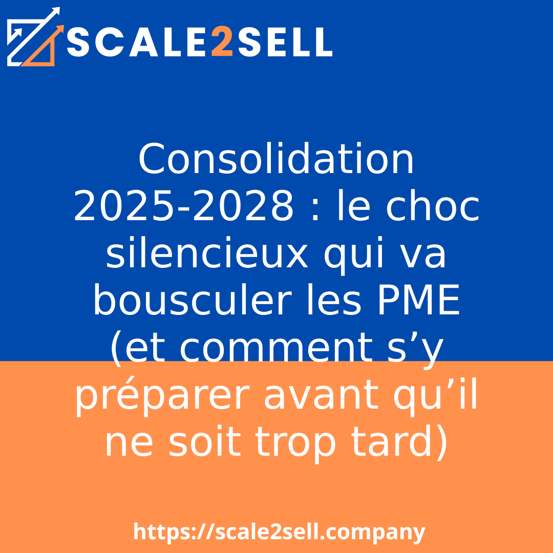 Consolidation 2025‑2028 : le choc silencieux qui va bousculer les PME (et comment s’y préparer avant qu’il ne soit trop tard) episode artwork