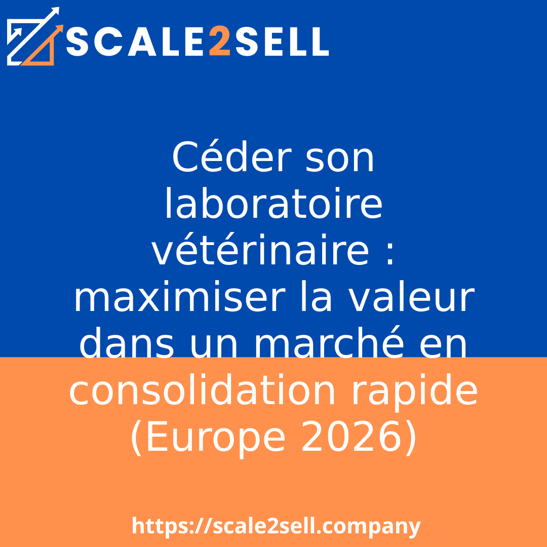 Céder son laboratoire vétérinaire : maximiser la valeur dans un marché en consolidation rapide (Europe 2026) episode artwork
