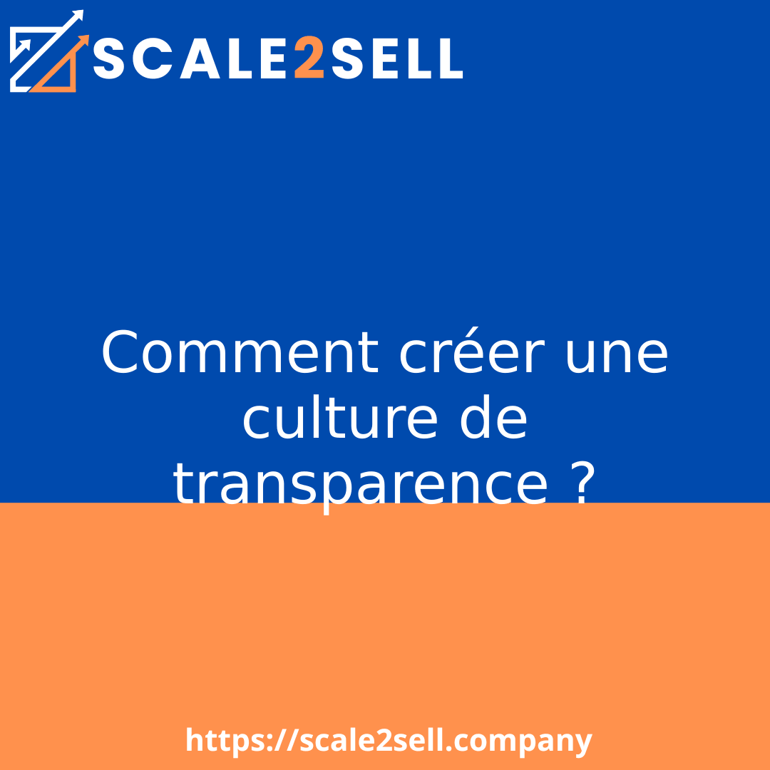Comment créer une culture de transparence ? episode artwork