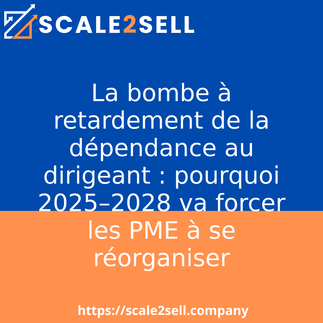 La bombe à retardement de la dépendance au dirigeant : pourquoi 2025–2028 va forcer les PME à se réorganiser episode artwork