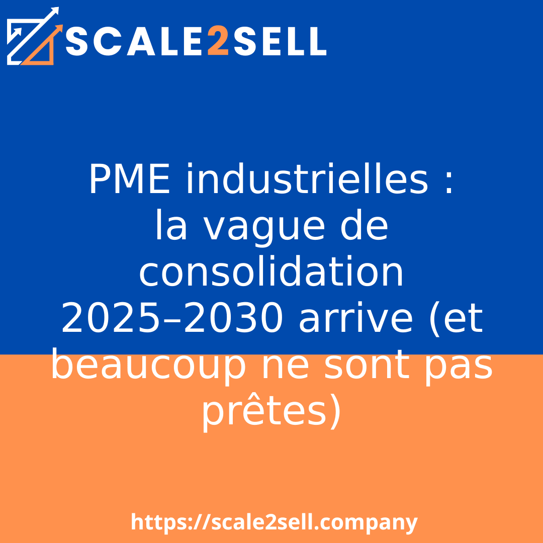 PME industrielles : la vague de consolidation 2025–2030 arrive (et beaucoup ne sont pas prêtes) episode artwork