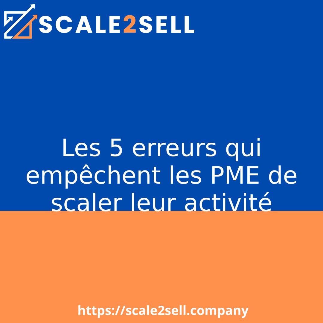 Les 5 erreurs qui empêchent les PME de scaler leur activité episode artwork