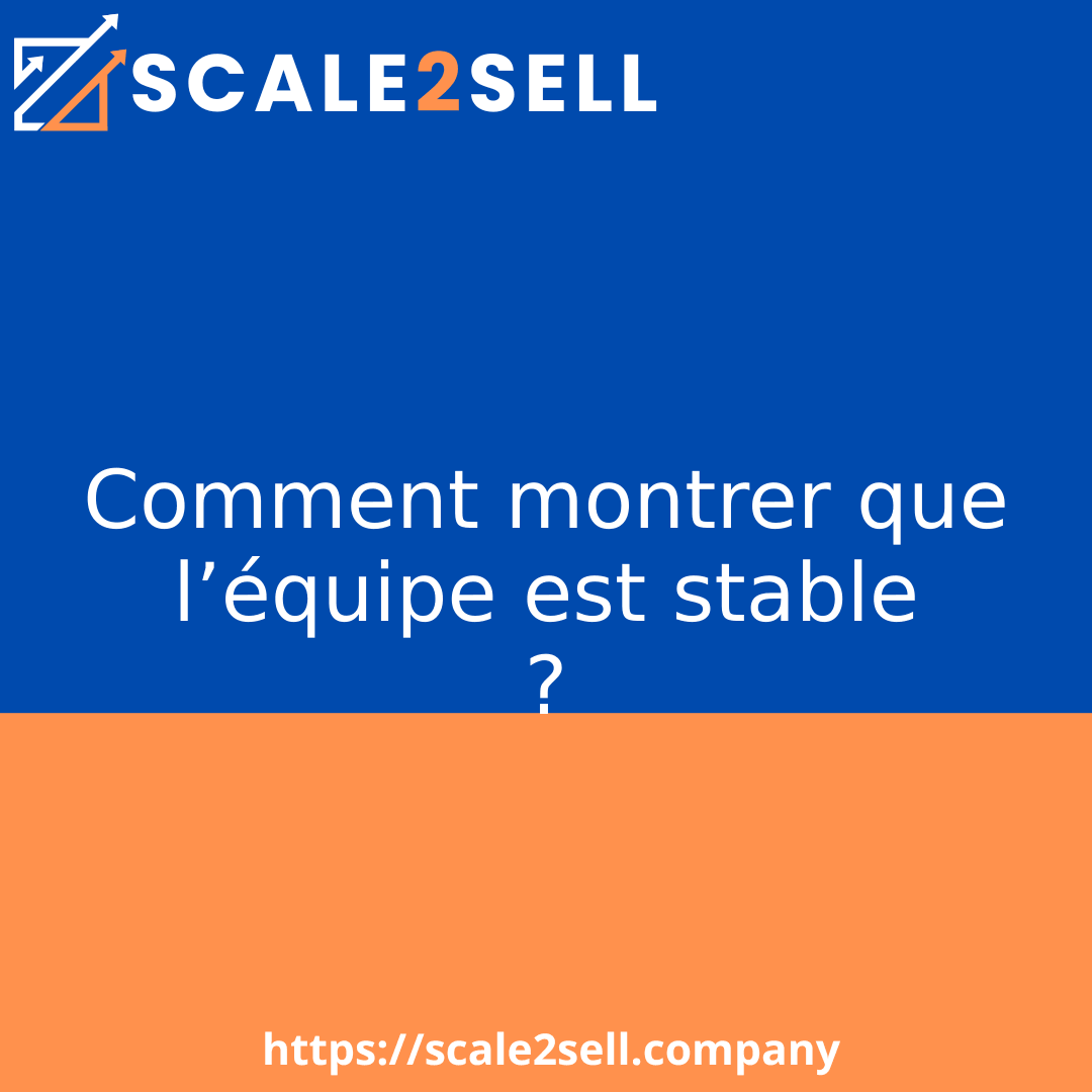 Comment montrer que l’équipe est stable ? episode artwork