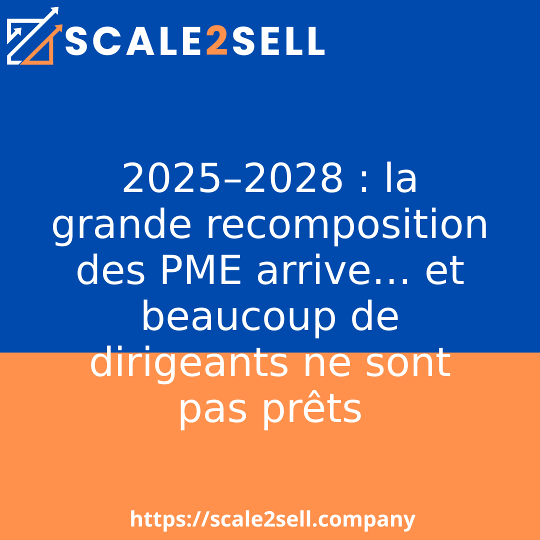 2025–2028 : la grande recomposition des PME arrive… et beaucoup de dirigeants ne sont pas prêts episode artwork