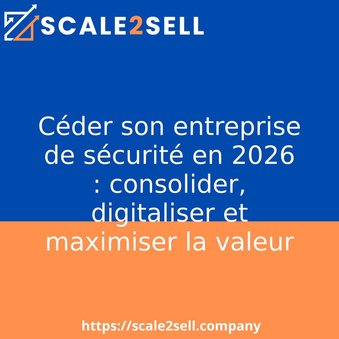 Céder son entreprise de sécurité en 2026 : consolider, digitaliser et maximiser la valeur episode artwork