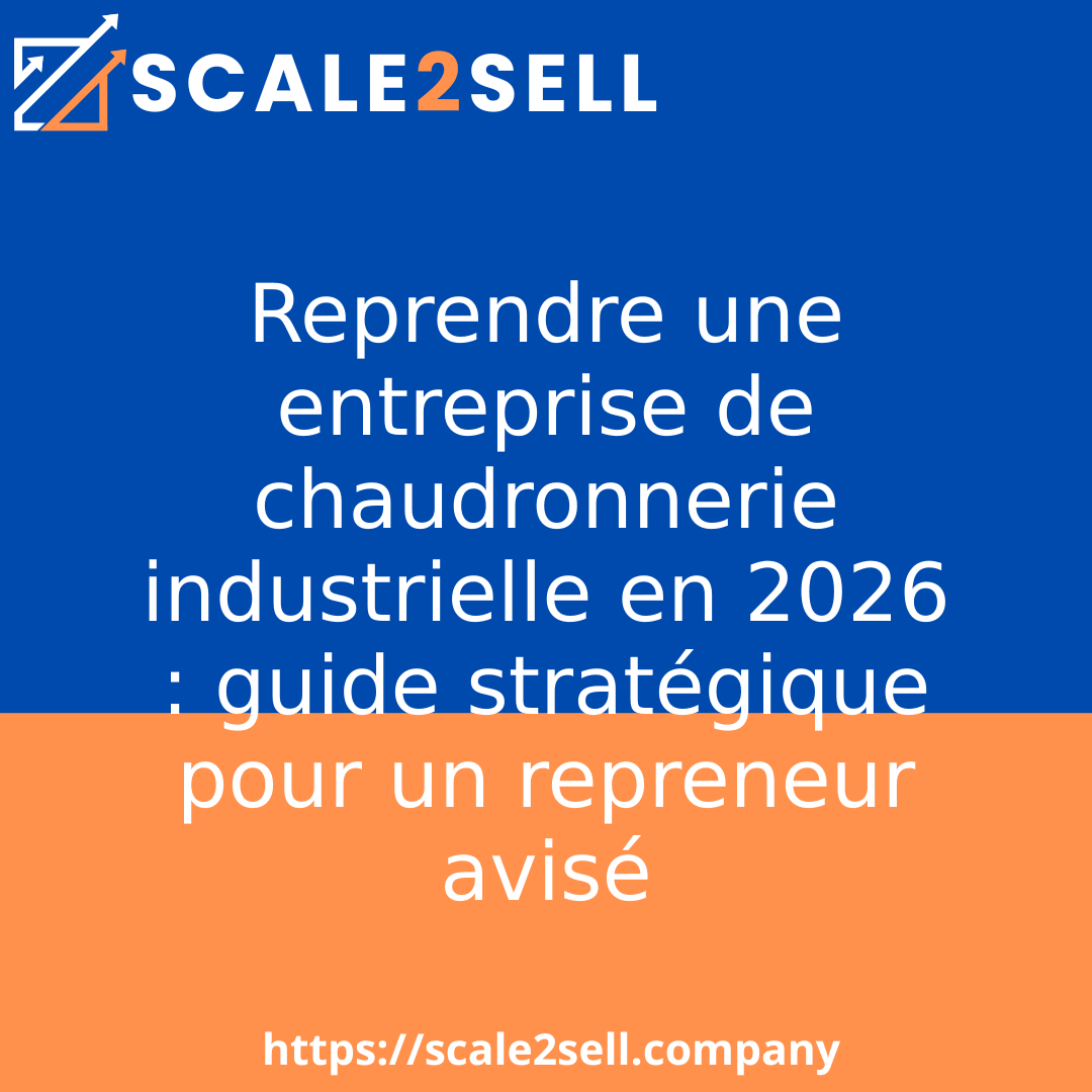 Reprendre une entreprise de chaudronnerie industrielle en 2026 : guide stratégique pour un repreneur avisé episode artwork