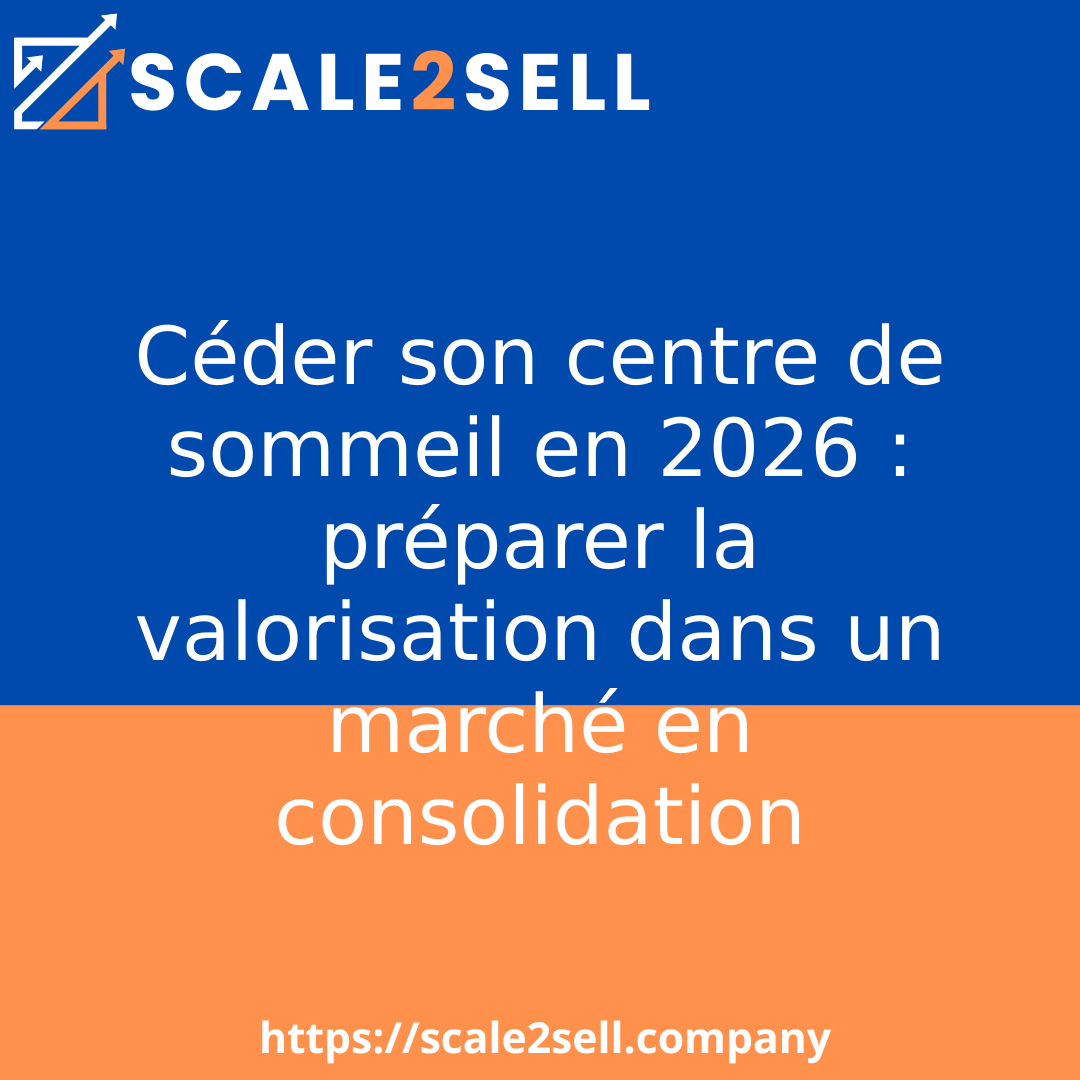 Céder son centre de sommeil en 2026 : préparer la valorisation dans un marché en consolidation episode artwork