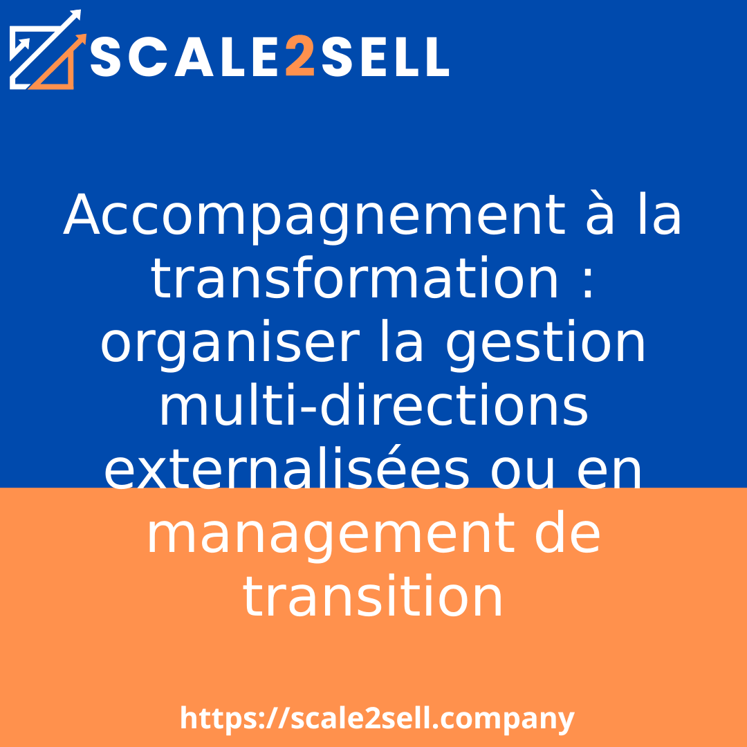 Accompagnement à la transformation : organiser la gestion multi-directions externalisées ou en management de transition episode artwork
