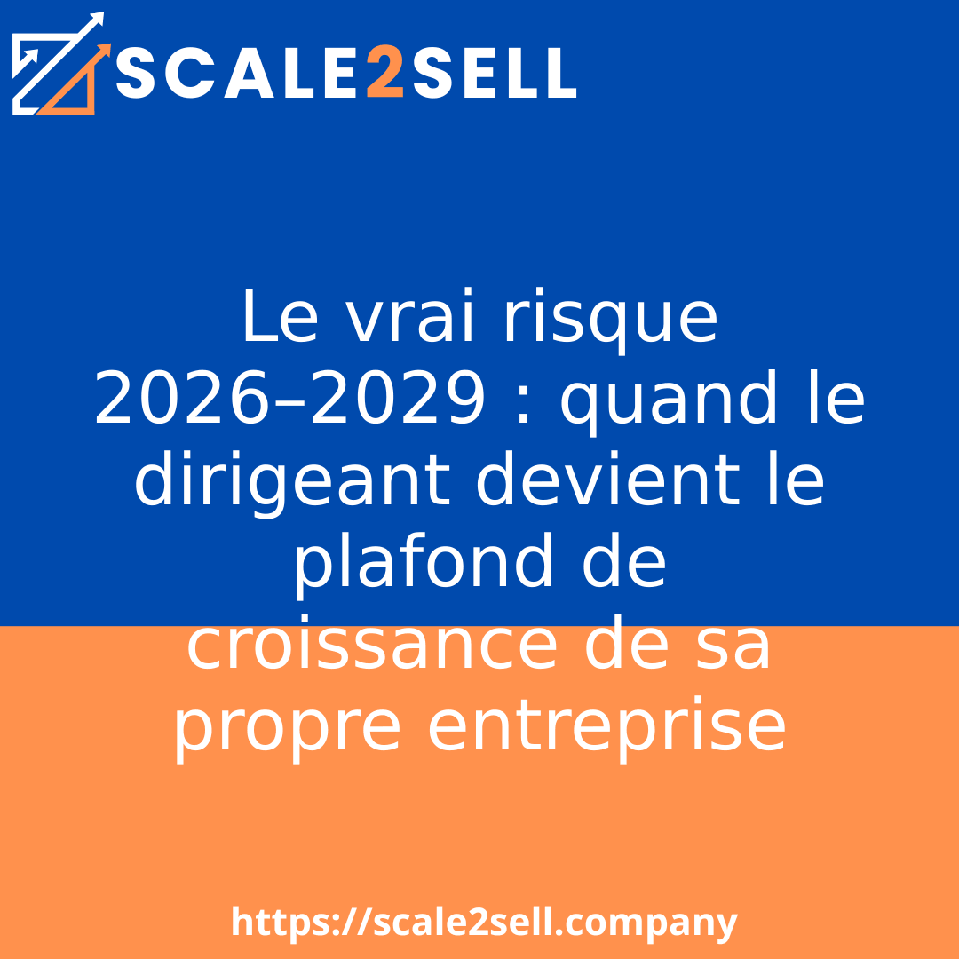 Le vrai risque 2026–2029 : quand le dirigeant devient le plafond de croissance de sa propre entreprise episode artwork