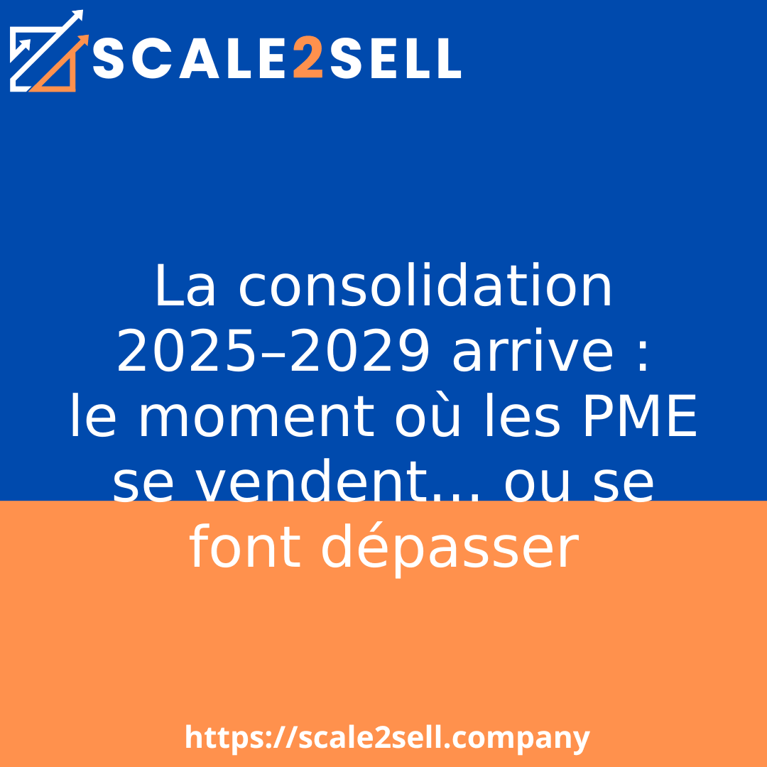 La consolidation 2025–2029 arrive : le moment où les PME se vendent… ou se font dépasser episode artwork