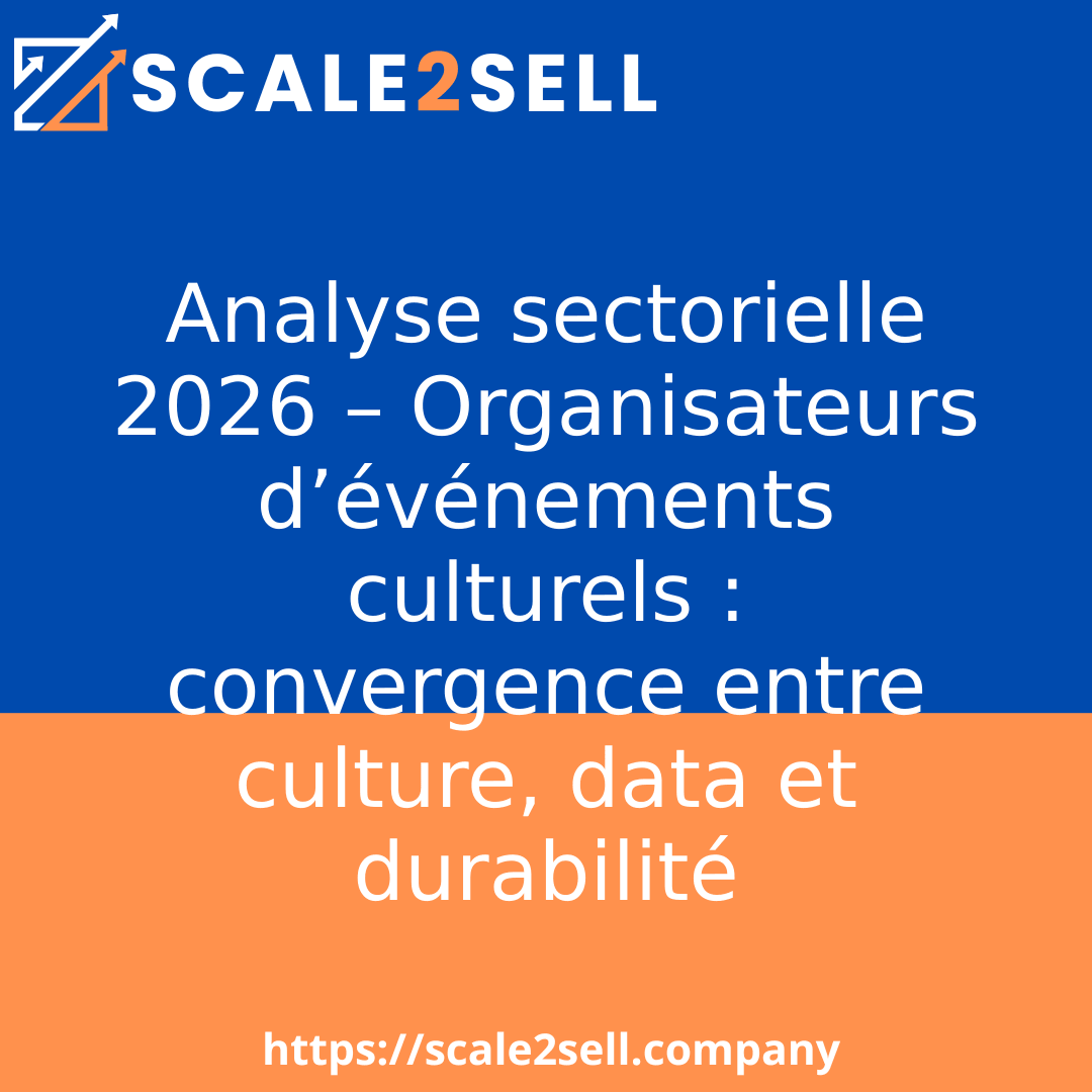 Analyse sectorielle 2026 – Organisateurs d’événements culturels : convergence entre culture, data et durabilité episode artwork