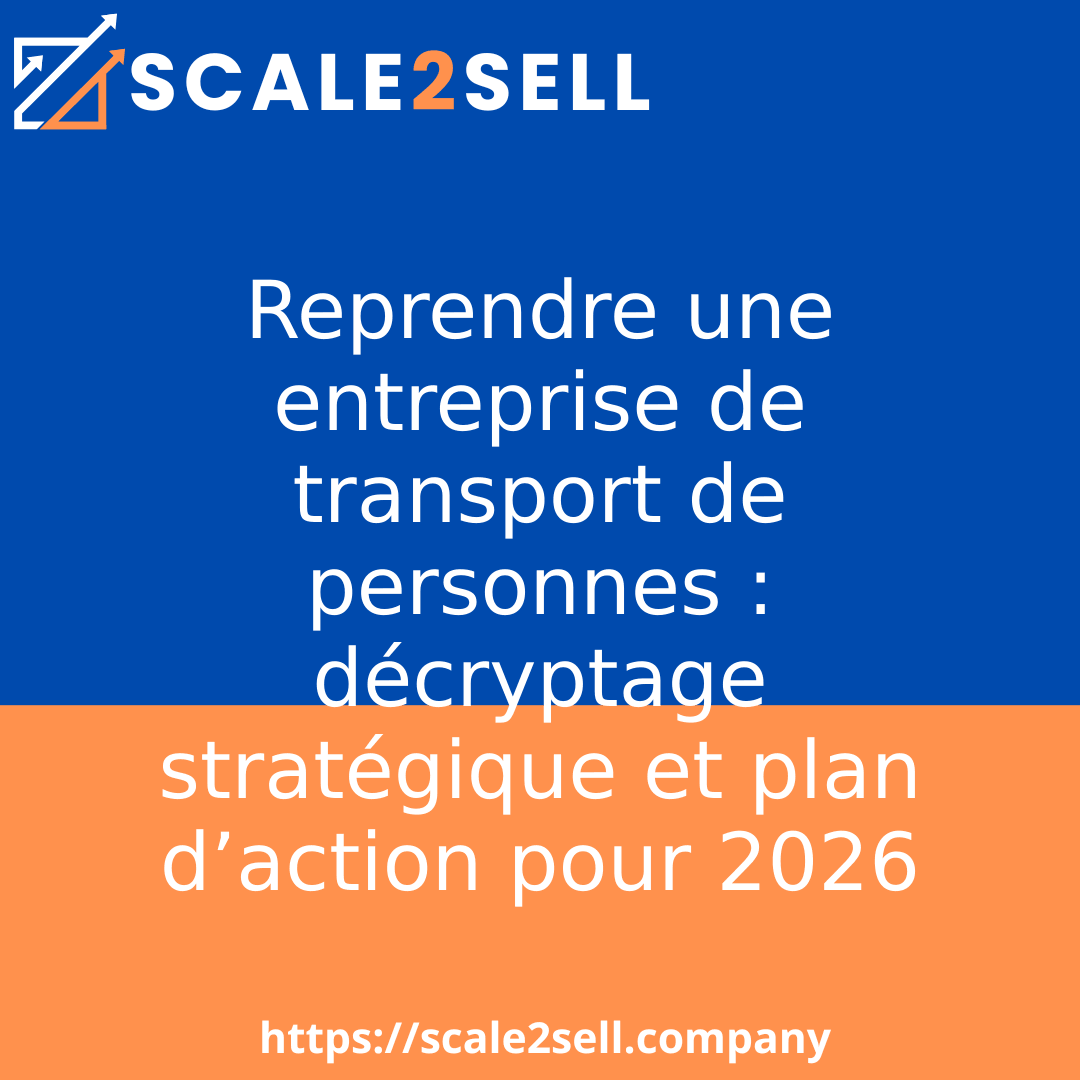 Reprendre une entreprise de transport de personnes : décryptage stratégique et plan d’action pour 2026 episode artwork
