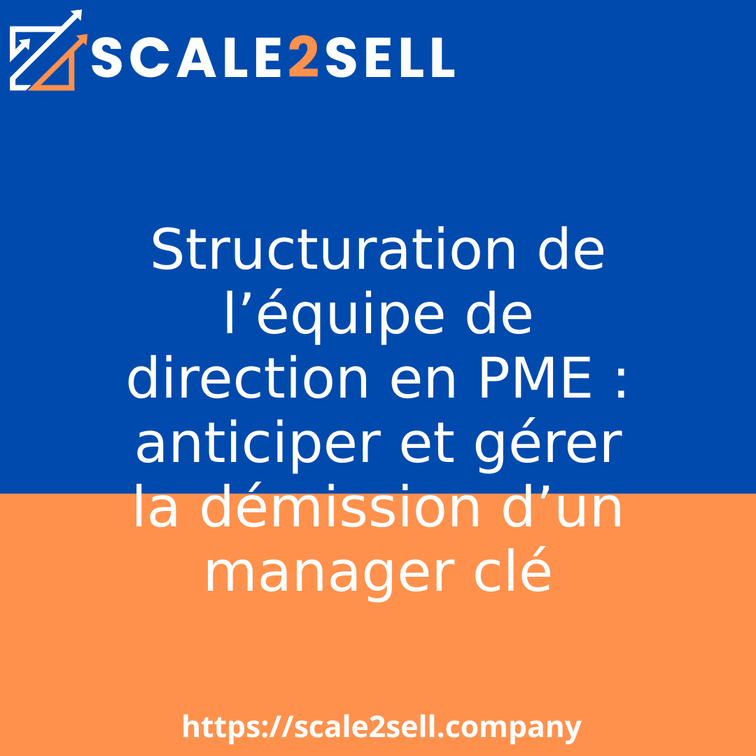 Structuration de l’équipe de direction en PME : anticiper et gérer la démission d’un manager clé episode artwork