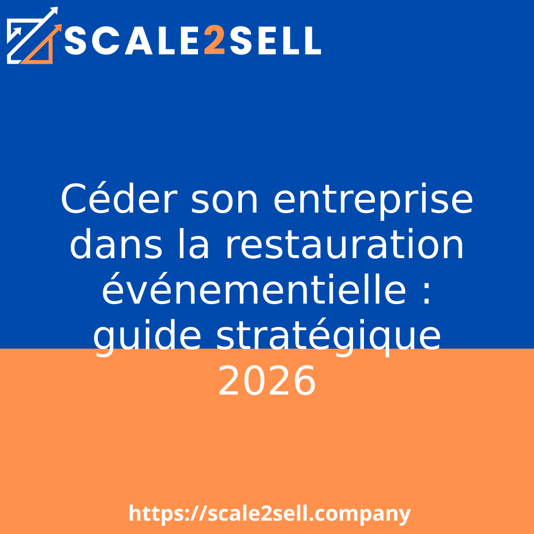 Céder son entreprise dans la restauration événementielle : guide stratégique 2026 episode artwork