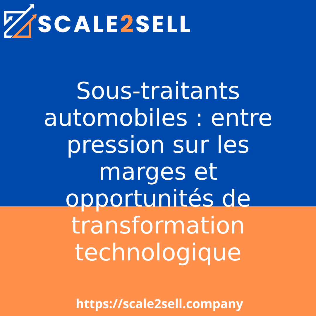 Sous-traitants automobiles : entre pression sur les marges et opportunités de transformation technologique episode artwork