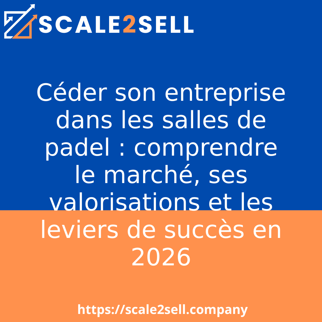 Céder son entreprise dans les salles de padel : comprendre le marché, ses valorisations et les leviers de succès en 2026 episode artwork