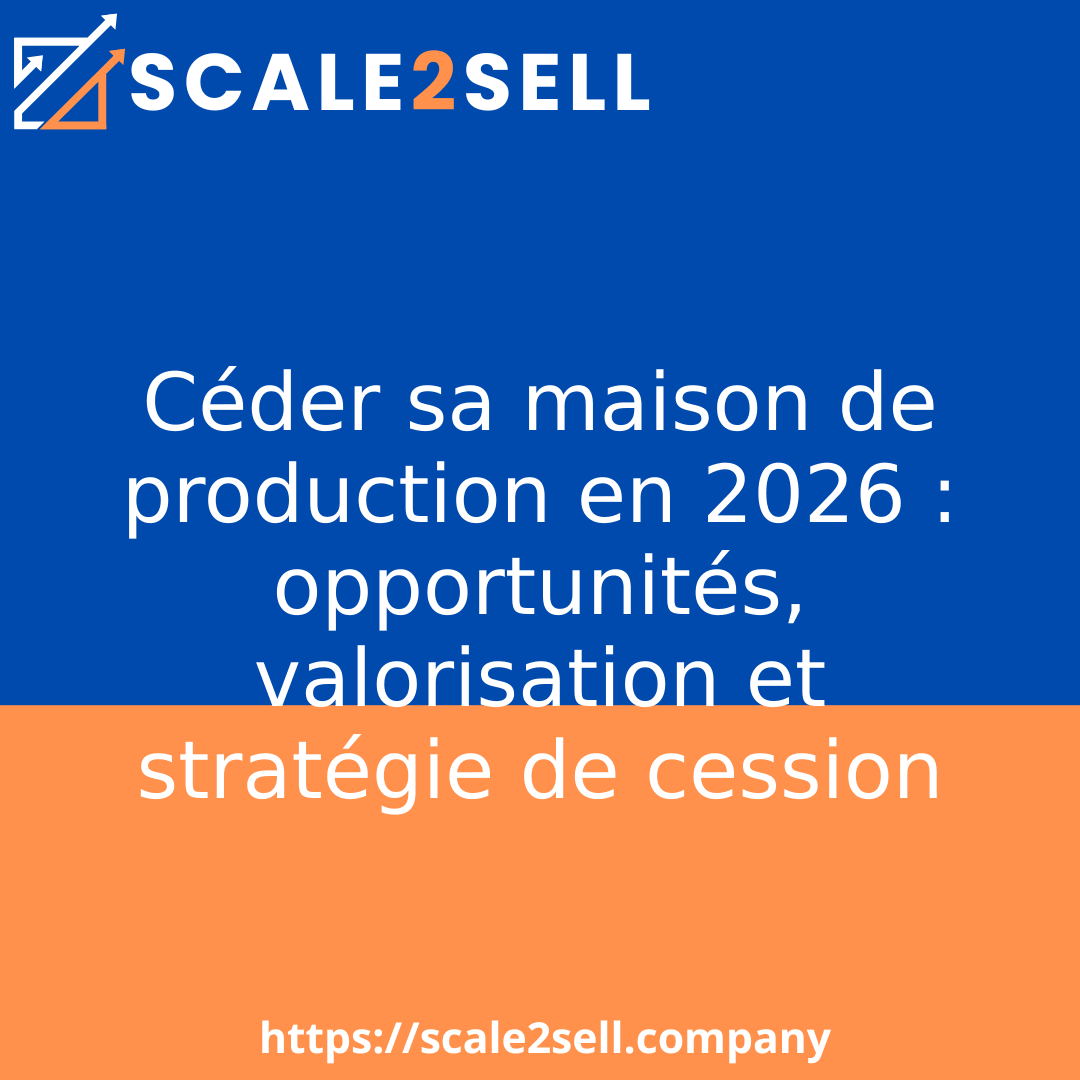 Céder sa maison de production en 2026 : opportunités, valorisation et stratégie de cession episode artwork