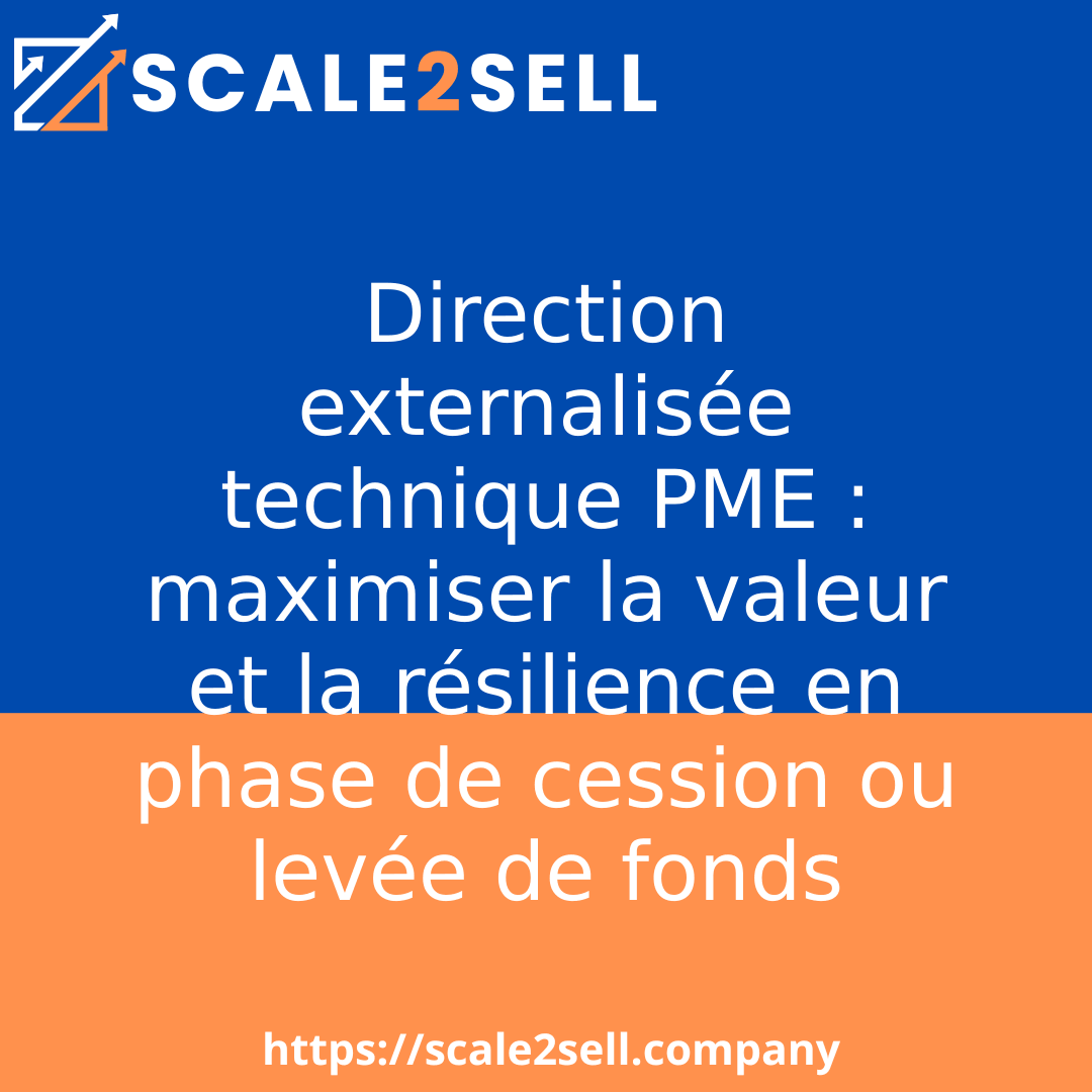 Direction externalisée technique PME : maximiser la valeur et la résilience en phase de cession ou levée de fonds episode artwork