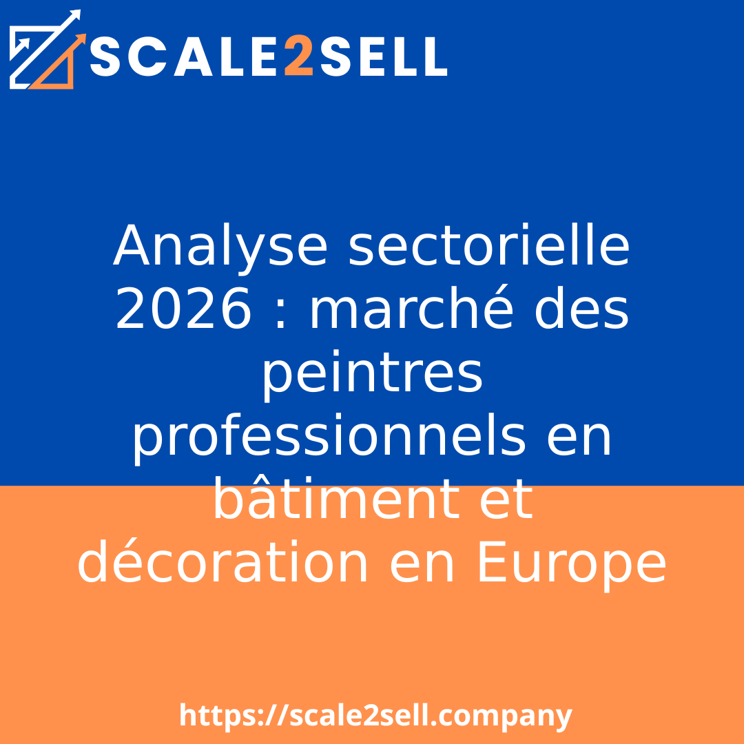 Analyse sectorielle 2026 : marché des peintres professionnels en bâtiment et décoration en Europe episode artwork