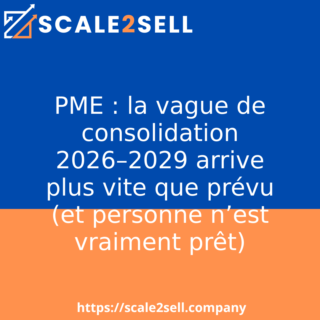 PME : la vague de consolidation 2026–2029 arrive plus vite que prévu (et personne n’est vraiment prêt) episode artwork