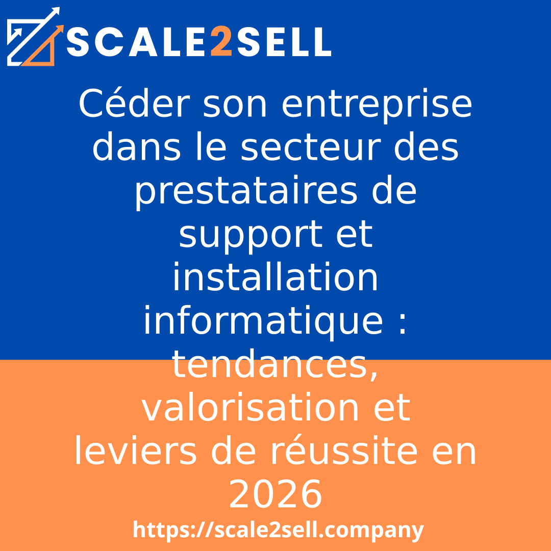 Céder son entreprise dans le secteur des prestataires de support et installation informatique : tendances, valorisation et leviers de réussite en 2026 episode artwork