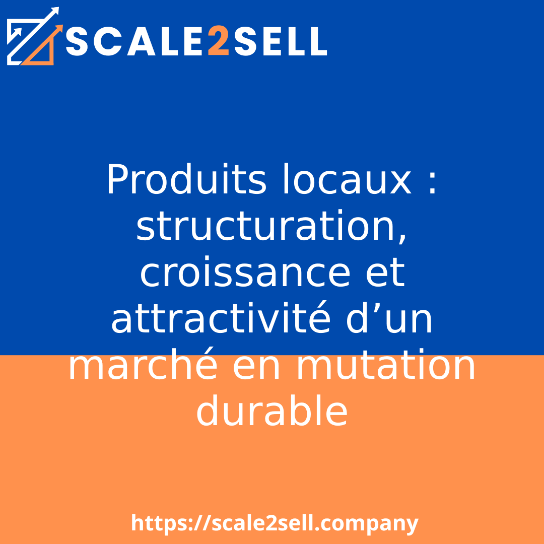 Produits locaux : structuration, croissance et attractivité d’un marché en mutation durable