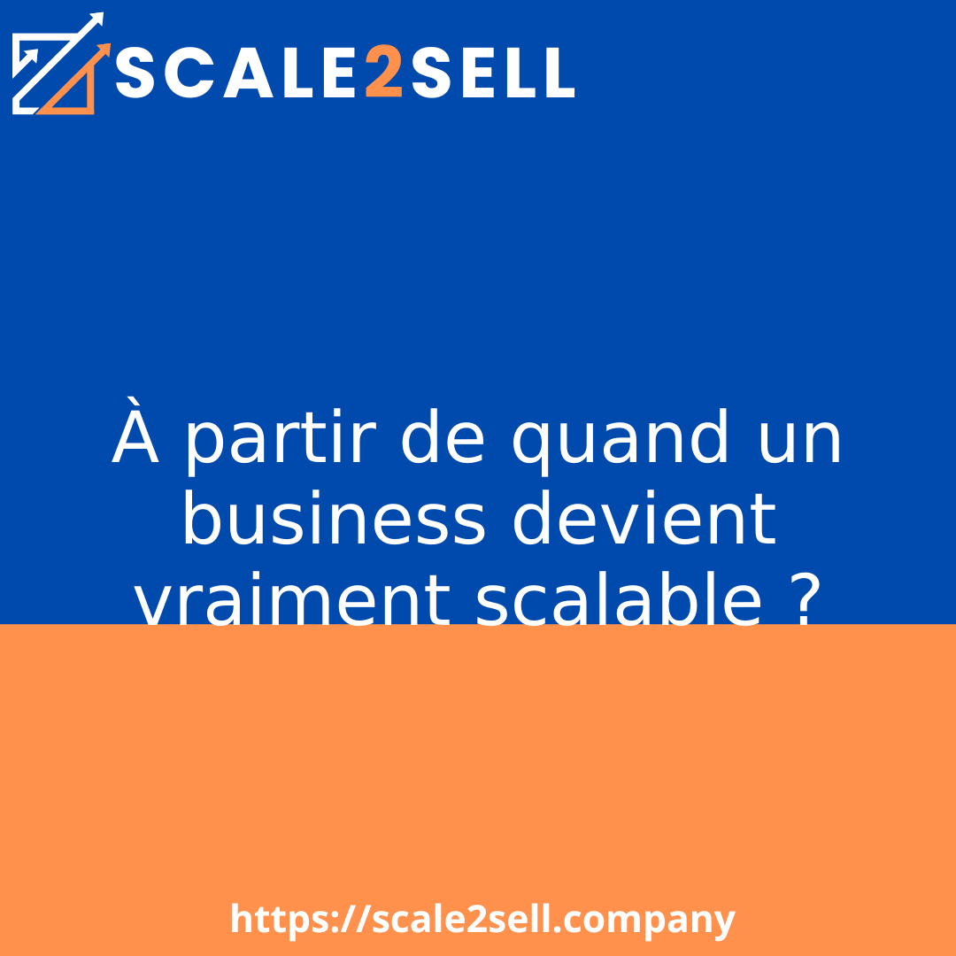 À partir de quand un business devient vraiment scalable ? episode artwork